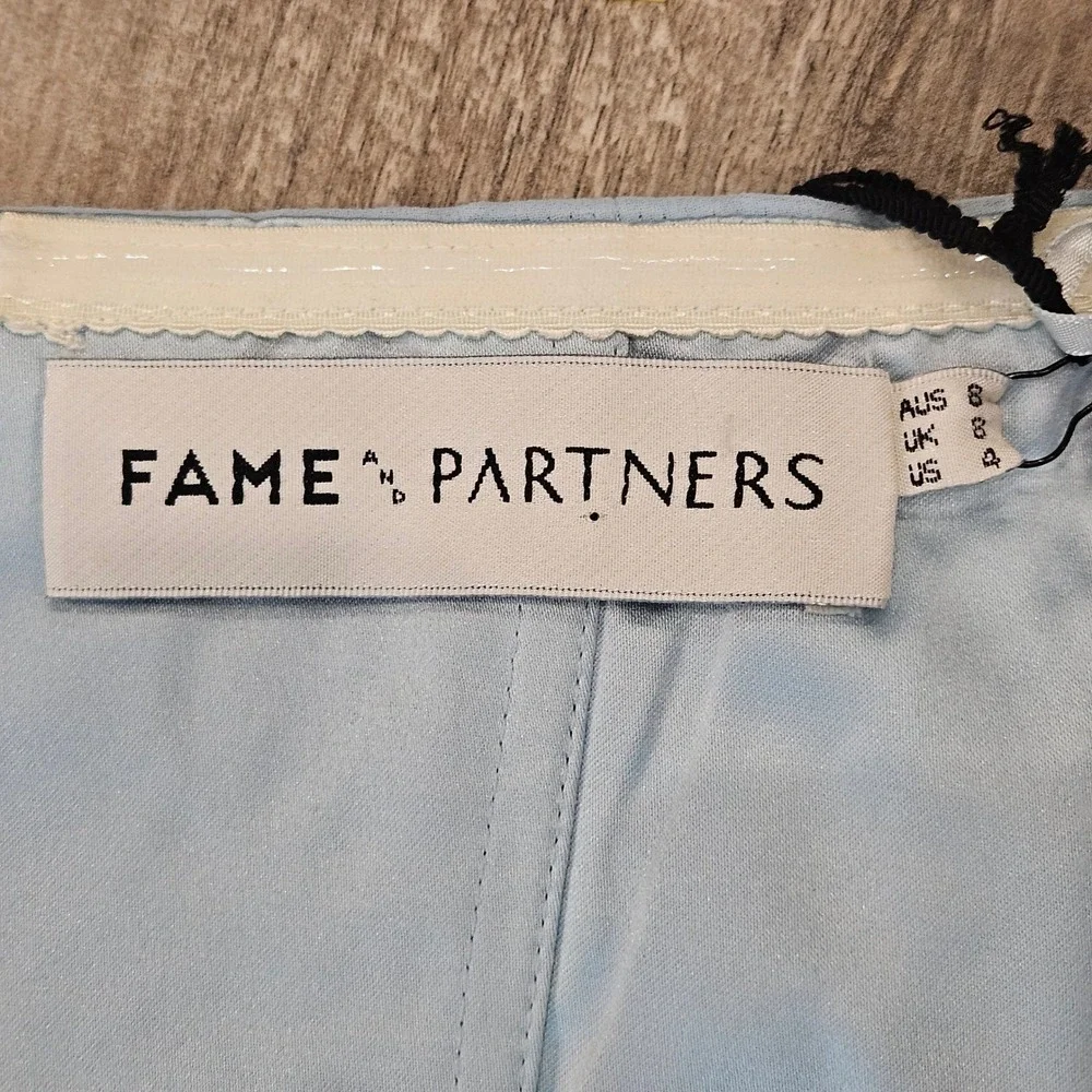 Fame and Partners The Maristel Two Piece Strapless Maxi Gown Set Size 4 NEW Blue - Picture 8 of 15